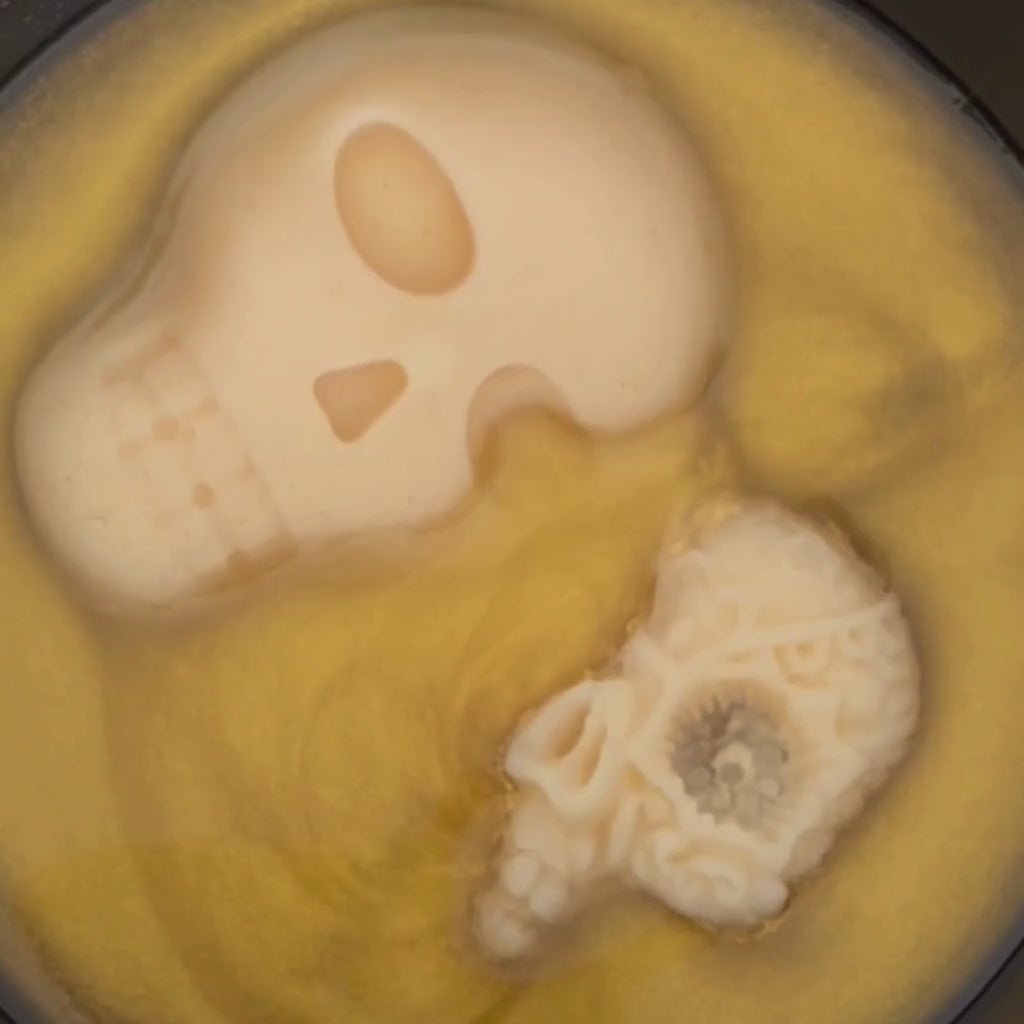 skull wax melts australia handmade by saint and somber